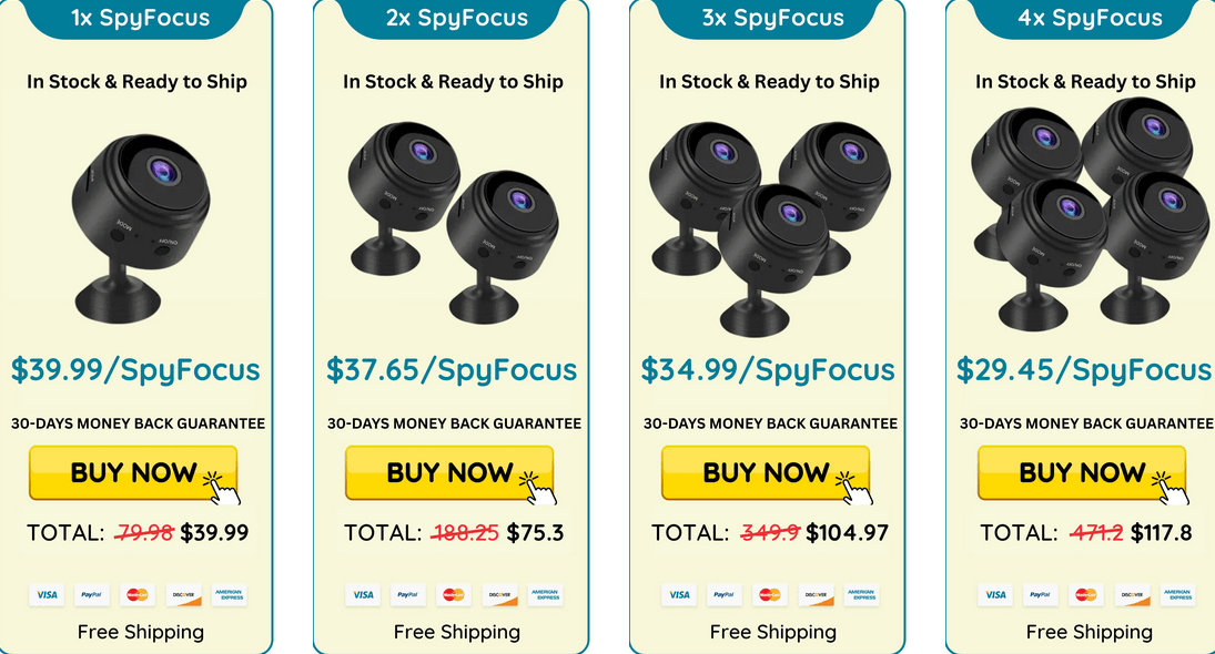 SpyFocus Mini Wifi Camera  +Special +Price